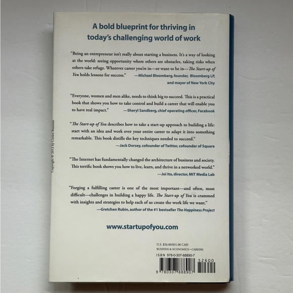 🟢 The Start-up of You by Reid Hoffman & Ben Casnocha | Business | HB - Picture 2 of 13